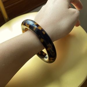 J. Crew Acrylic Tortoise Shell Bangle Bracelet